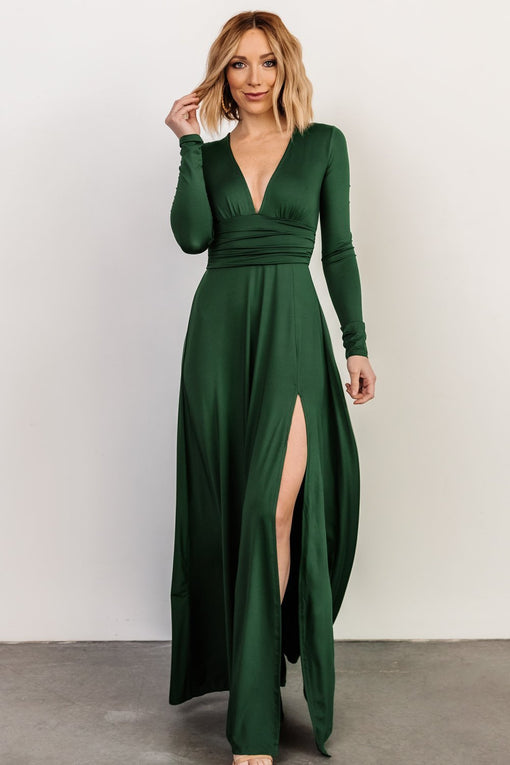 Arianna Maxi Dress | Hunter Green ...